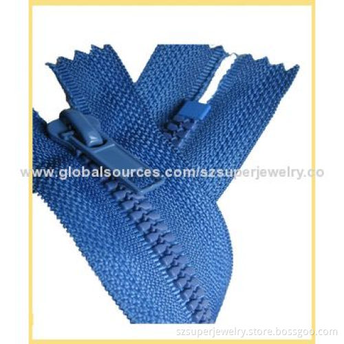 Dress long chain resin plastic zipper|resin zipper